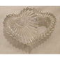 Mikasa Clear Glass Heart Dish – Vintage Pressed Glass - dual heart design