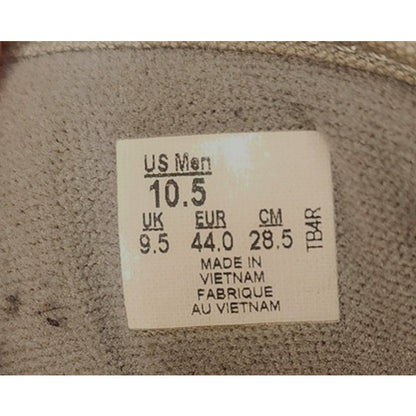 Vans Mens Size 10.5 Light Gray Canvas Shoes Sneakers Waffle Sole