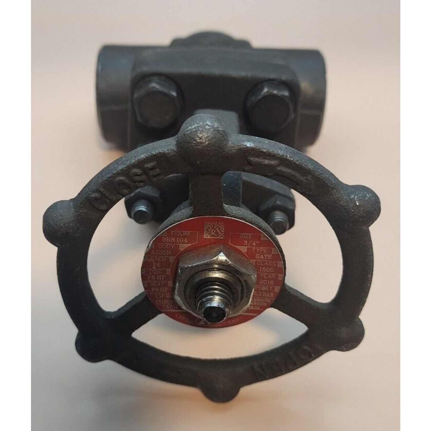 LVF - 3/4" GATE VALVE - CLASS 1500 - Carbon Steel Body - 9BR104 - STEM F6