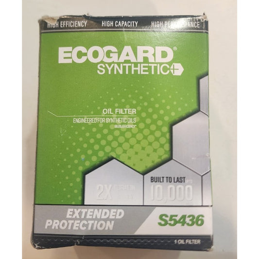 2.0L/2.4L Oil Filter - ECOGARD SYNTHETIC+ - S5436 - Extended Protection