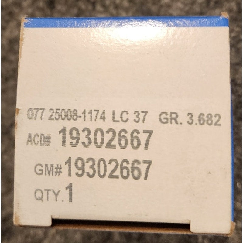 GM Genuine Parts 19302667 Transfer Case Rear Output Shaft Speed Sensor OEM GM