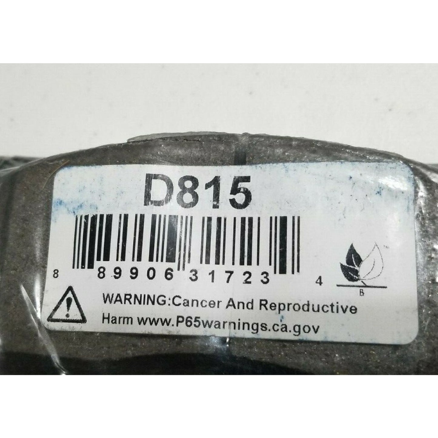 D815 Brake Pads - 4 Pads total - New in package, no box.