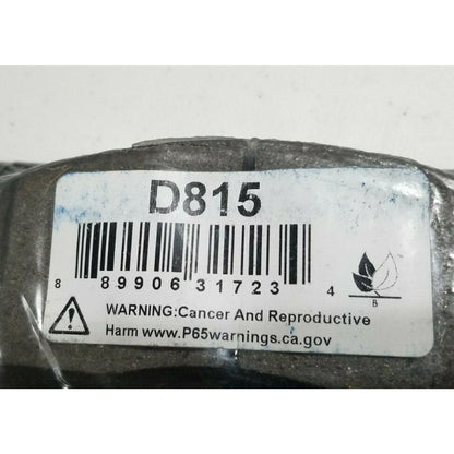D815 Brake Pads - 4 Pads total - New in package, no box.