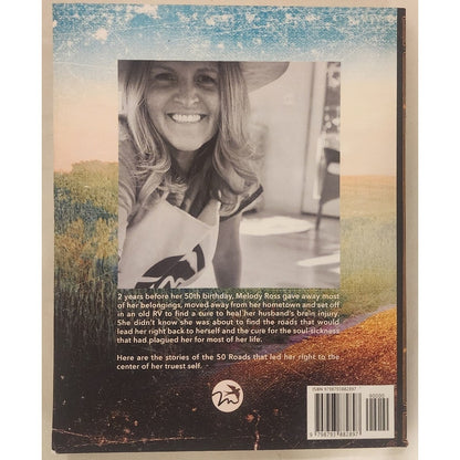 50 Roads to the Middle of My Life – Melody Ross – SIGNED Memoir – Very Good