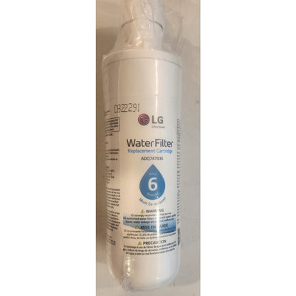 LG ADQ747935 Refrigerator Water Filter – Sealed, Authentic Replacement