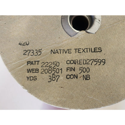 Vintage Wrights Native Textiles 1/2" Red Trimming Ribbon 300+ Yd Roll PATT 22250