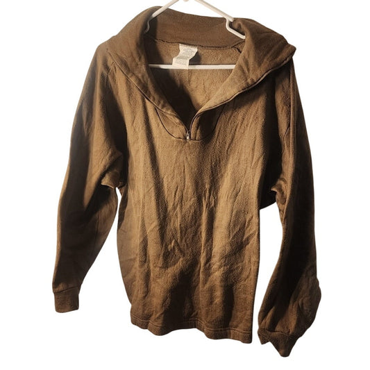 US Military Issue ECWCS Gen III Level 2 Desert Sand Thermal Underwear Top - L