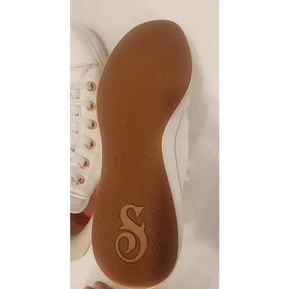 Skechers x Snoop Dogg Snoop One OG White Leather Women's Size 9 Slip-Ins