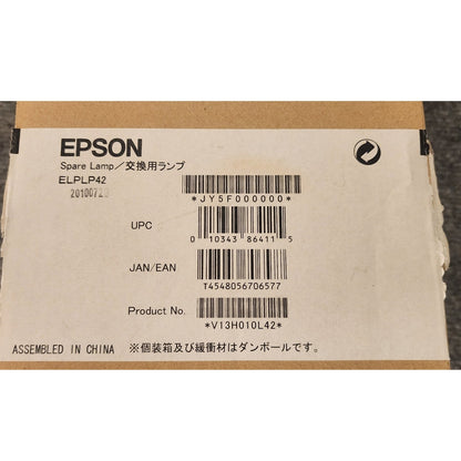 New Epson ELPLP42 Projector Lamp Replacemnt V13H010L42 PowerLite 822 83 Open Box