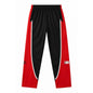 NBA Elevation Warm Up Pants Men’s Large Black Red Colorblock Athletic Joggers
