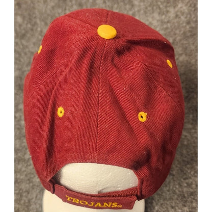USC Trojans Strapback Baseball Hat Cap Cardinal Red Gold NCAA College