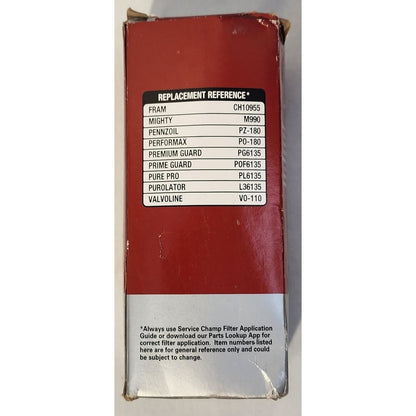 Two (2 - )Service Champ Oil Filters - CF6135 -Chrysler 2012-13, 3.6L engine. NEW