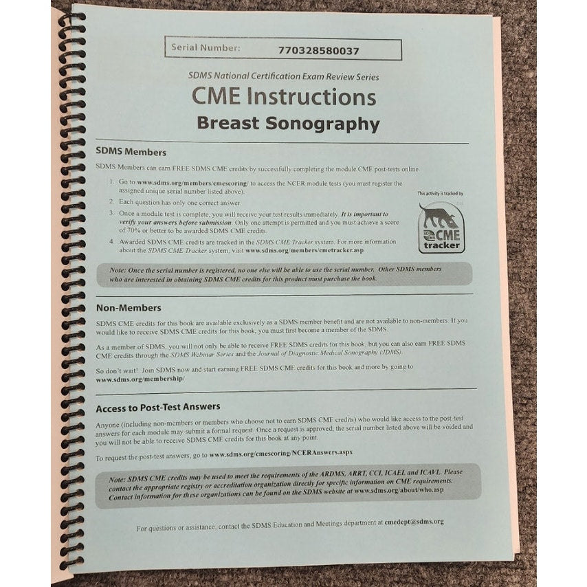 NCER Ultrasound Review Manuals 4 Book Set Cardiac Vascular 2009