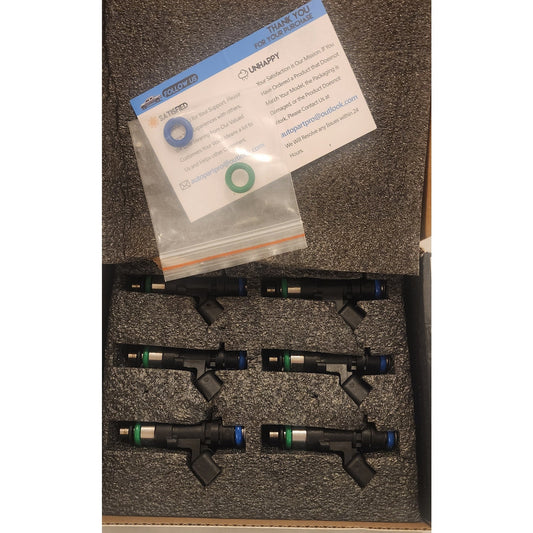New Set of 6 Fuel Injectors for Chrysler Dodge VW 3.5L 4.0L V6 - 0280158028