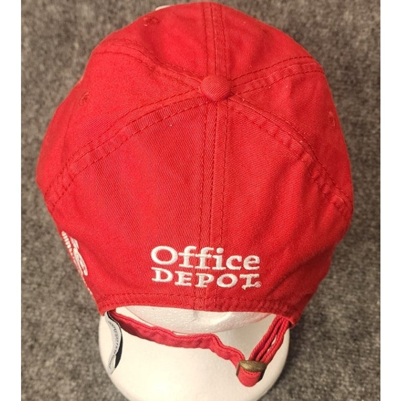 Vintage NASCAR Carl Edwards 99 Office Depot Roush Fenway Racing Hat Cap Red