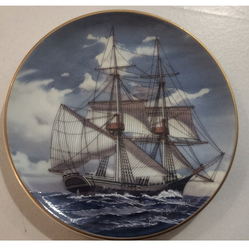 Danbury Mint Great American Sailing Ships Miniature Plate PRESIDENT Japan