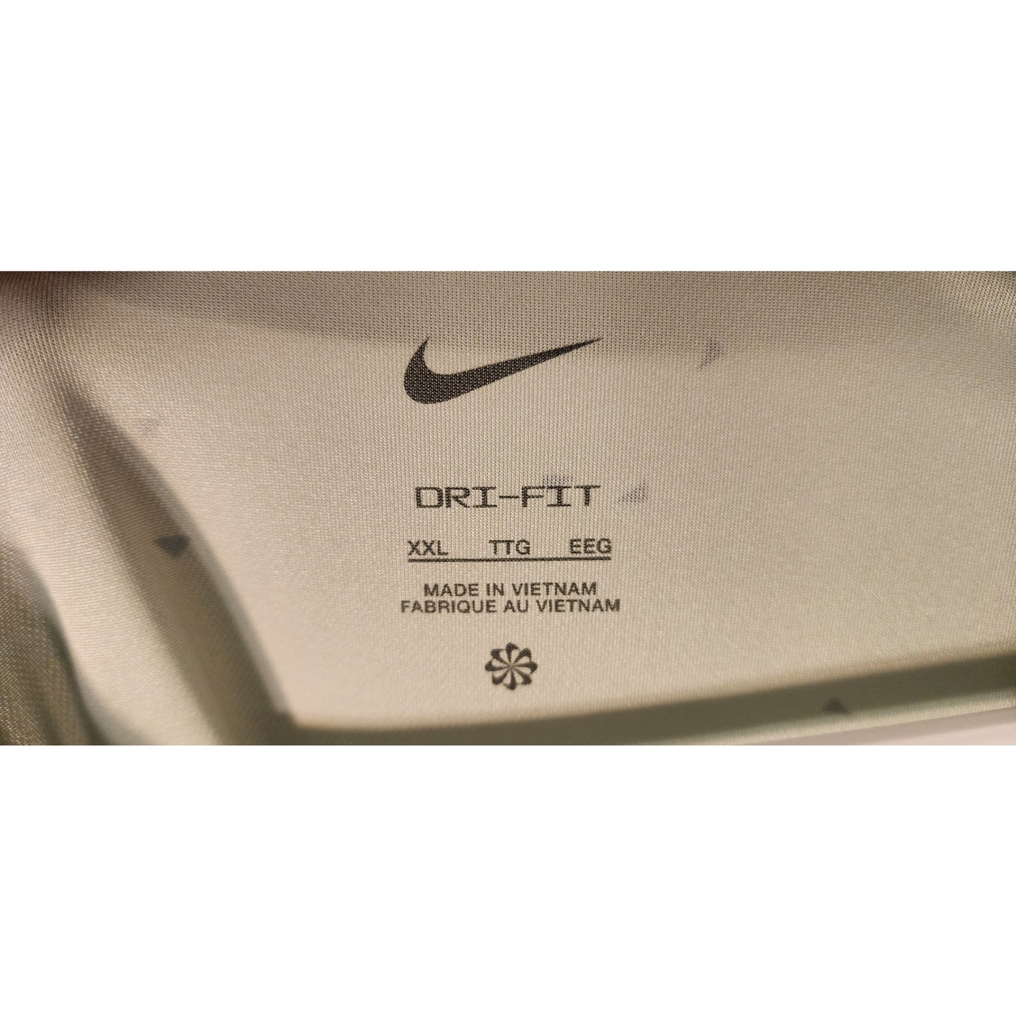 Nike Dri Fit Mens Polo Shirt Olive Khaki Green Golf Performance Size XXL