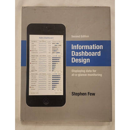 Information Dashboard Design 2nd Ed by Stephen Few Hardcover