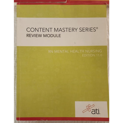 ATI RN Review Module Set (3 Books) Maternal Newborn, Children, Mental Health