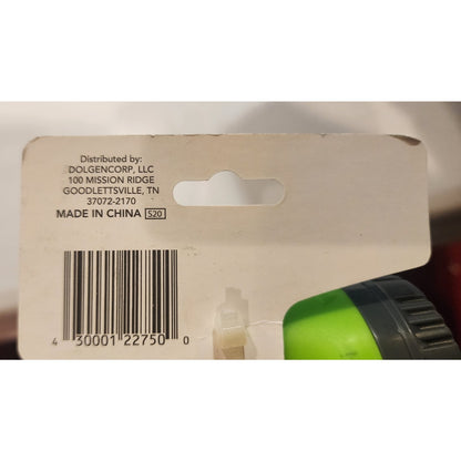 Box of 6 = Garden Hose Sprayers - 8 patterns - Green and Grey