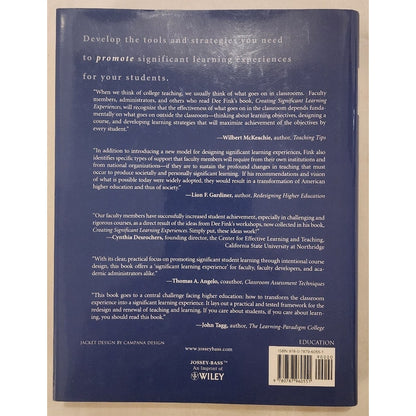 Creating Significant Learning Experiences - L. Dee Fink (Hardcover)