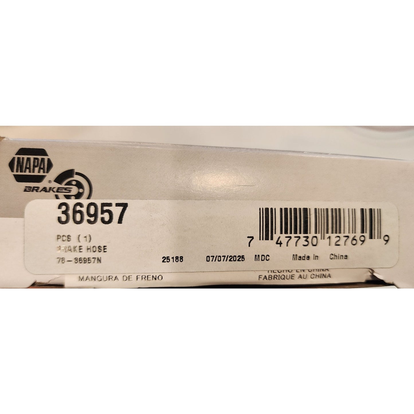 Ultra Premium Brake Hose - 19.5 in. UP - 36957 - Fits GM, see Description