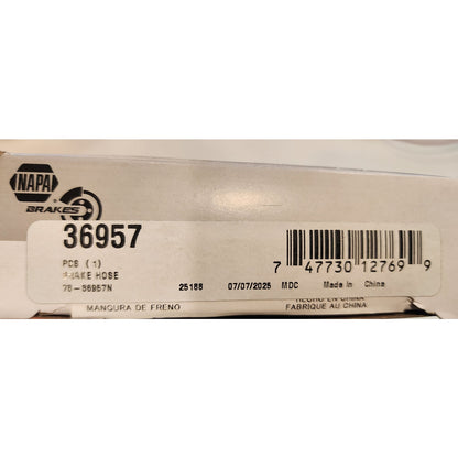 Ultra Premium Brake Hose - 19.5 in. UP - 36957 - Fits GM, see Description