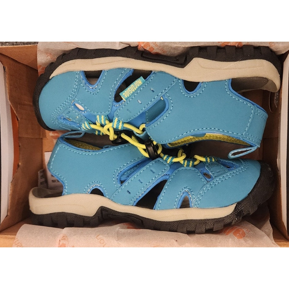 Northside Burke II Toddler Size 11 Sport Sandals Blue Lime Water Shoes NIB