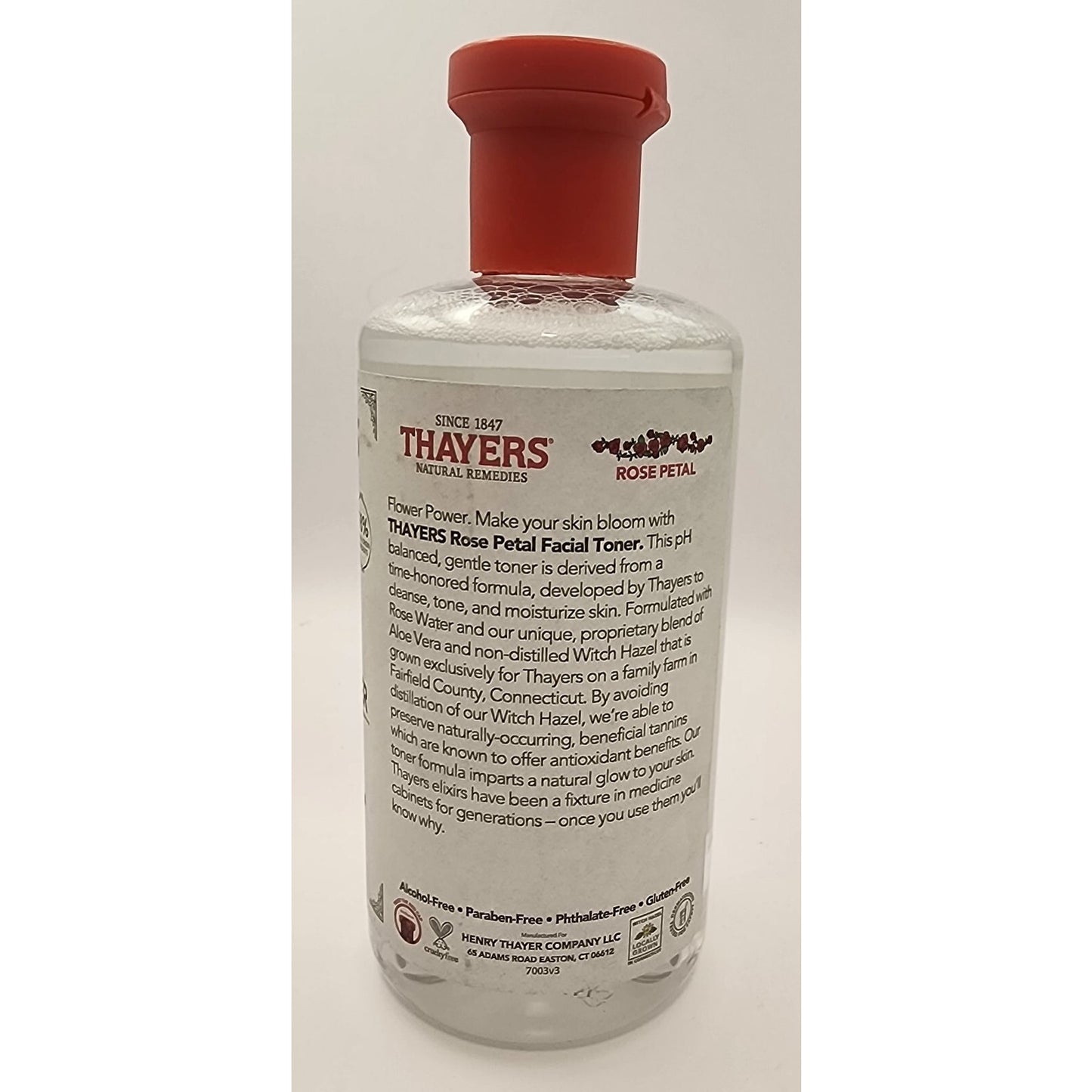 THAYERS Facial Toner - Witch Hazel, Aloe Vera Formula - 12 Oz - Rose Petal