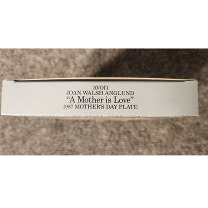 Vintage 1987 Avon Mothers Day Plate A Mother Is Love Porcelain Boxed