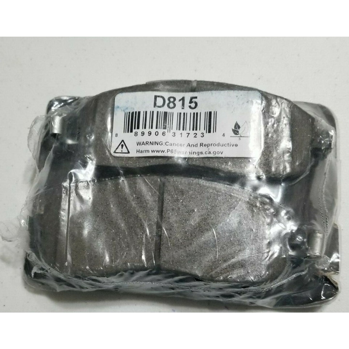 D815 Brake Pads - 4 Pads total - New in package, no box.