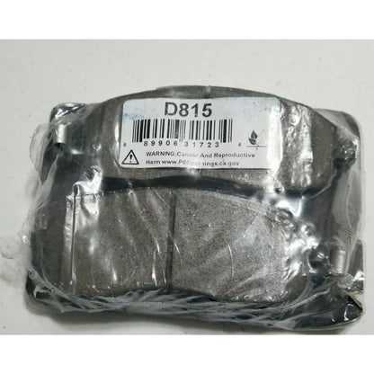 D815 Brake Pads - 4 Pads total - New in package, no box.