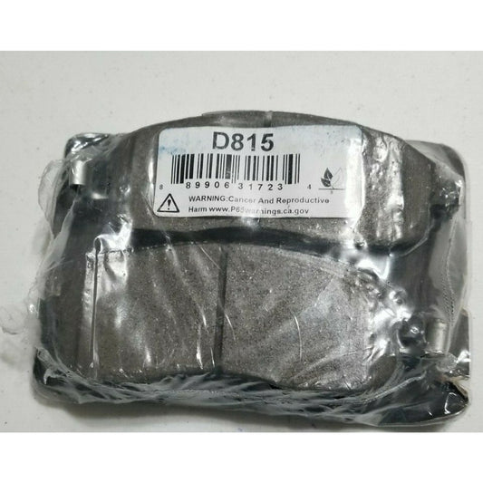 D815 Brake Pads - 4 Pads total - New in package, no box.