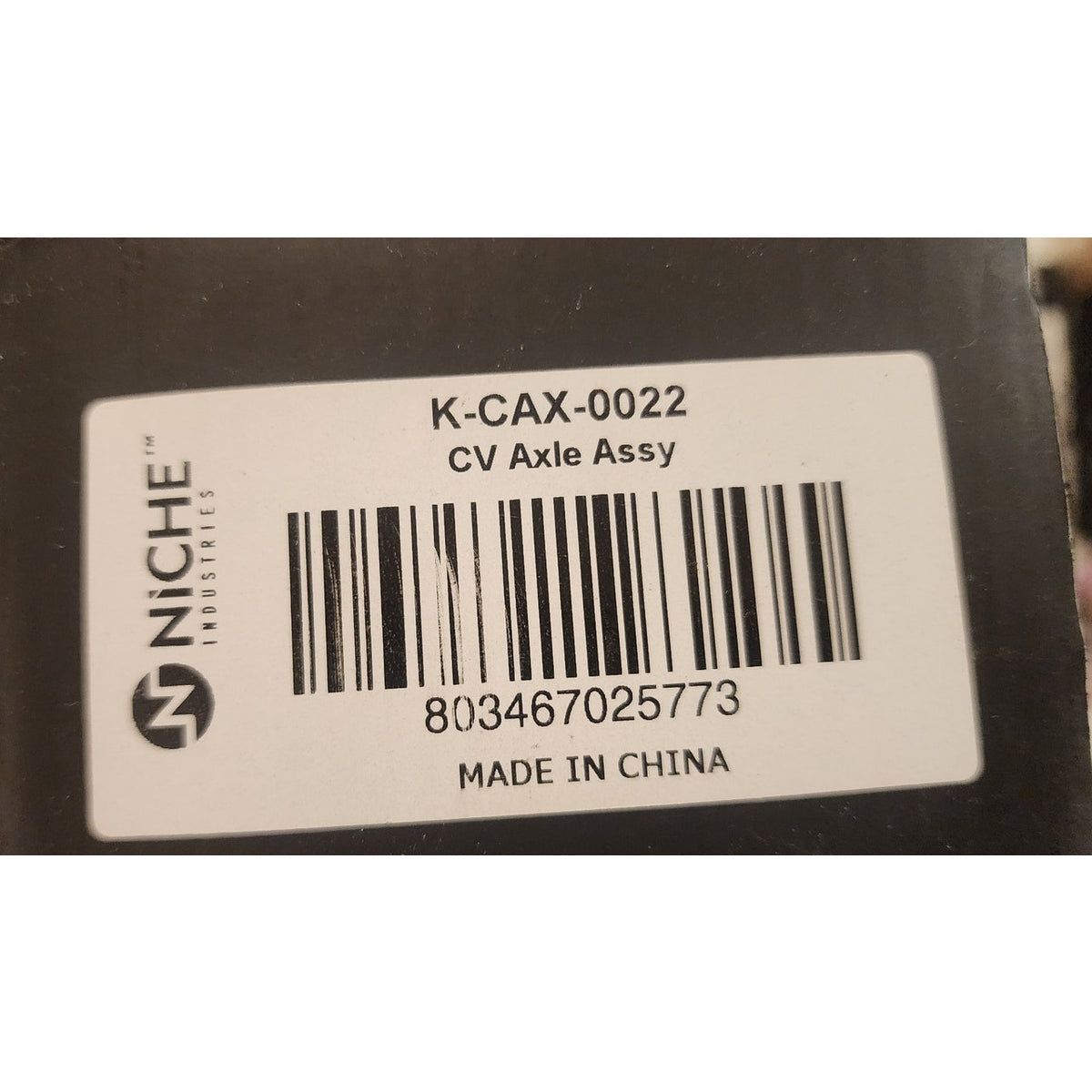 NICHE Front CV Axle Assembly K-CAX-0022 Fits Polaris Ranger 500 700 Sportsman NIB