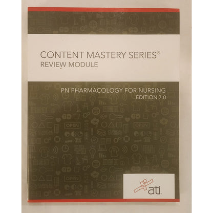 ATI PN Pharmacology for Nursing Review Module 7.0 – Like New