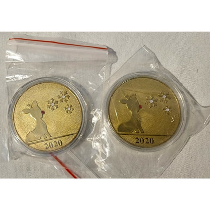 AMOSFUN - Happy Holidays ~ Merry Christmas Santa / Rudolph / 2020