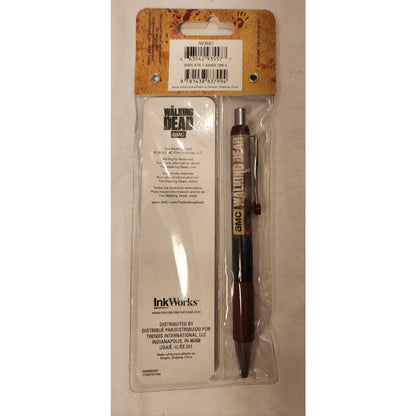 The Walking Dead - Gel Pen + Bookmark Set - 2014 AMC - Ink Works - Non toxic