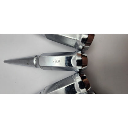 24x Chrome 14x1.5 Spike Lug Nut -Fit GMC and Chevy - 1500's, Full Size SUV -4.5"