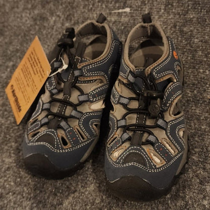 Northside Kids Size 12 Gray on Gray Closed Toe Heel Strap Sandals NWT