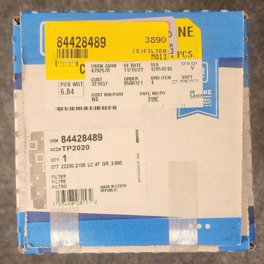 GM OEM Cabin Air Filter 84428489 Genuine Replacement Particle Pollen Filter New