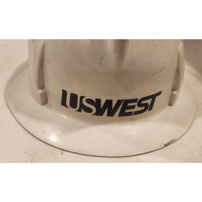 Vintage US West Communications Lineman Hard Hat Authentic MSA V-Gard Helmet