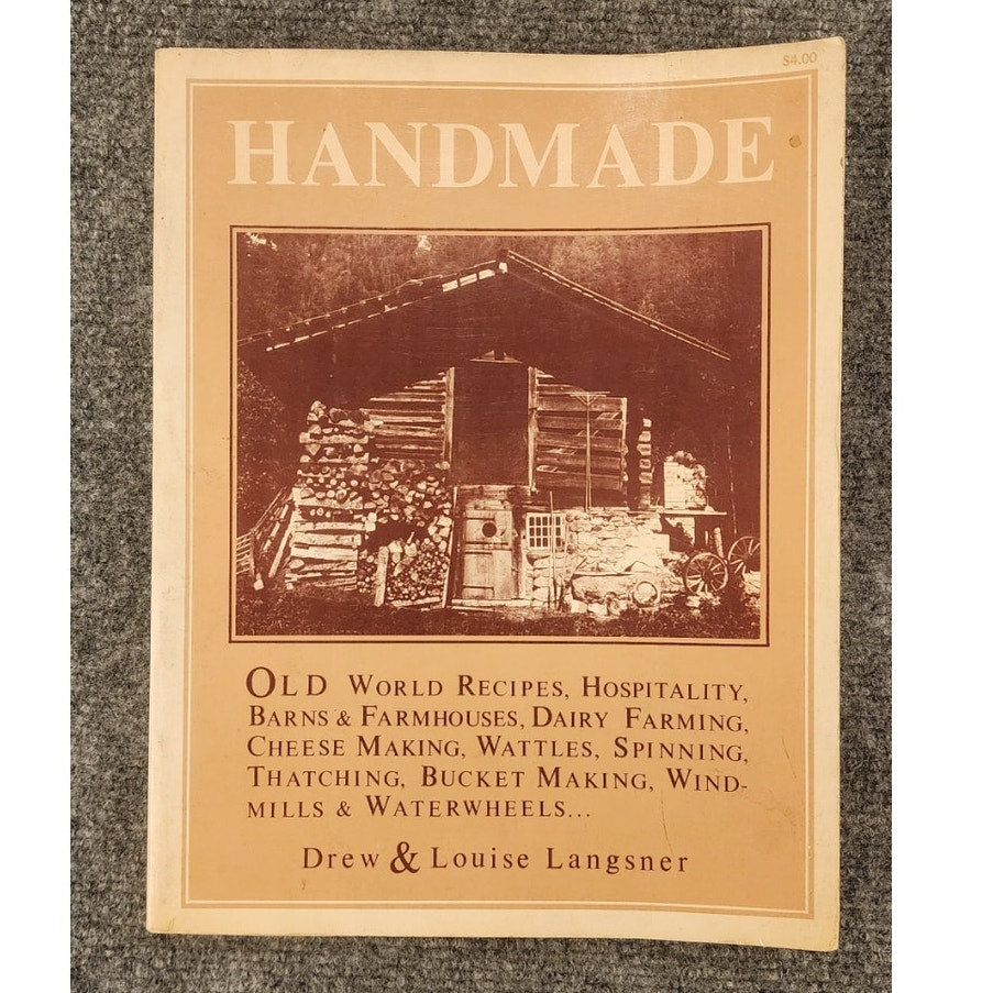 Handmade Vanishing Cultures Europe Near East Drew Louise Langsner 1974 2nd Print