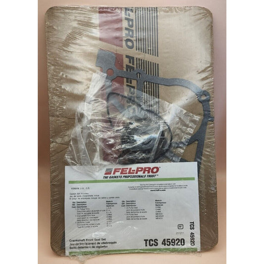 FEL-PRO - Crankshaft Front Seal Kit - TCS 45920 - Toyota 2.0L, 2.2L -