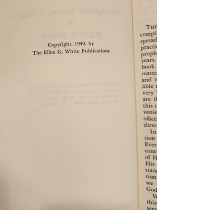 Councils on Stewardship Ellen G White 1940 Hardcover Christian SDA Book