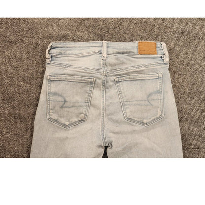 American Eagle Outfitters Girls Size 2 Light Blue Denim Pants Jeans