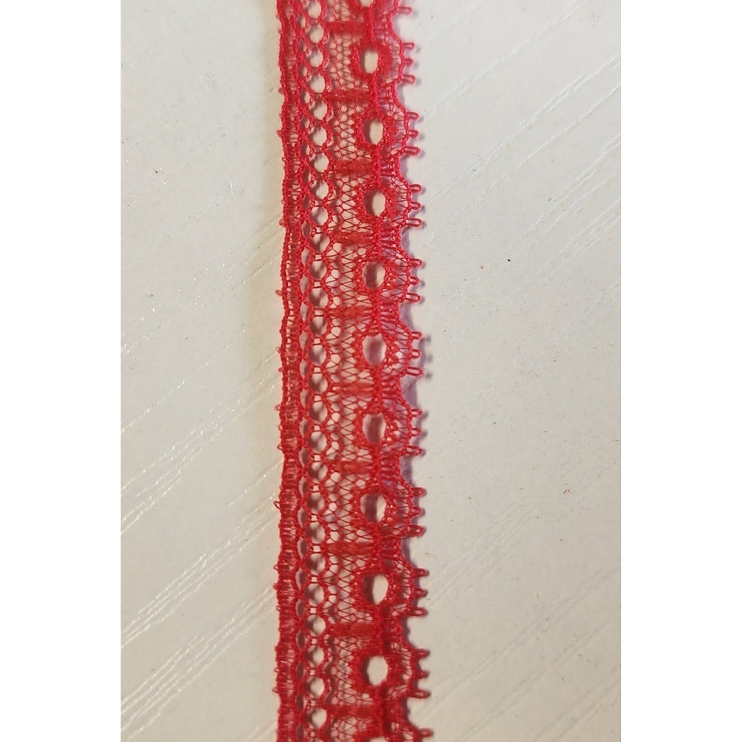 Vintage Wrights Native Textiles 1/2" Red Trimming Ribbon 150+ Yd Roll PATT 22250