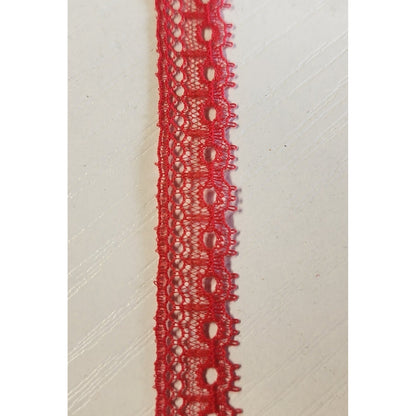 Vintage Wrights Native Textiles 1/2" Red Trimming Ribbon 150+ Yd Roll PATT 22250