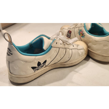 Adidas Arizona Iced Tea Continental Vulc Lemon White Teal Mens 6 Womens 7.5