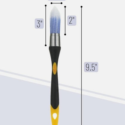 Bates Choice Pro - Trimmer Brush - 0.75 Inch Edger Painting Tool - Yellow-Black