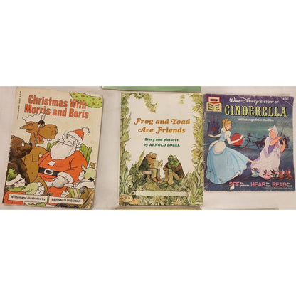 Lot of 9 Vintage Childrens Books Frog and Toad Miss Nelson Danny Dinosaur